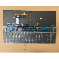 HP ZBOOK FURY 17 G7 apenas Teclado backlight silver frame