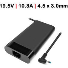 Adaptador AC 200W for HP Blue tip SLIM ROUND CORNERS 165mmX80mmX22mm (usa cabo de fonte)19.5V - 10.3A 200W