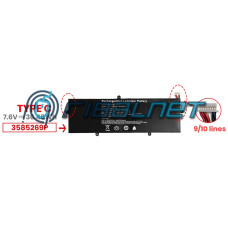 Bateria 10-pin 9-wires