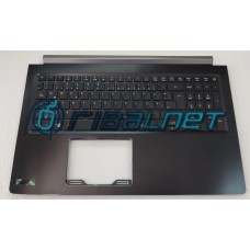 COVER.UPPER.BLACK W/KB.104KS.GER.BL  TEM BL NO TP - TOP COVER
