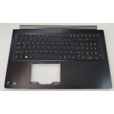 COVER.UPPER.BLACK W/KB.104KS.GER.BL  TEM BL NO TP - TOP COVER