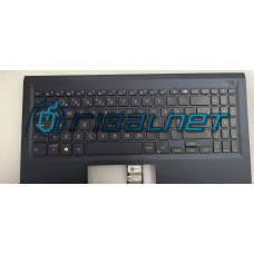 Top Cover Azul com Teclado Asus B1500CEAE com Backlight