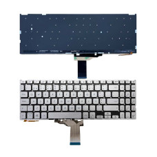 Apenas Teclado Silver Asus F515FA Sem Frame com Backlight Apenas Teclado Silver Asus F515FA Sem Frame com Backlight