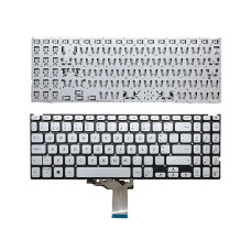 Apenas Teclado Silver Asus F515FA sem Frame e Backlight Apenas Teclado Silver Asus F515FA sem Frame e Backlight