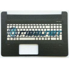 TOP COVER BLACK ESCOVADO  com teclado  US SILVER  Backlit , TECLADO NUMERICO , BOTAO ON,  SEM TOUCHPAD, FPR