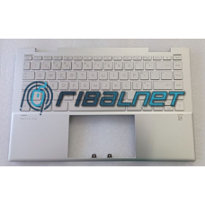 Teclado HP TOP COVER ALU W KB NSV BL PORT TOP COVER SILVER W/KEYB PT SILVER BL NO TP 