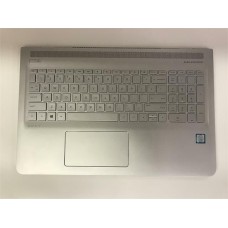 Teclado HP ASSY, TOP COVER W/KB US SILVER TOP COVER SILVER KEYS BL   teclas canto arredondadas