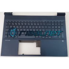 Teclado HP TOP COVER PFB W KB PFB BL PORT BLUE TOP COVER BLUE W/KEYB BLUE LETTERS WHITHE BL ( NO TP) 