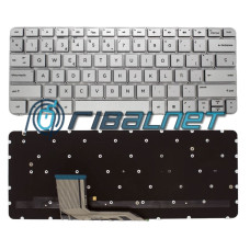 Apenas Teclado Natural Silver HP SPECTRE 13-4000 com Backlight layout em Espanhol