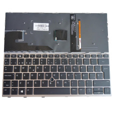 Apenas Teclado Frame Gray HP Elitebook 830 G5 com Stickpoint, Backlight e Filtro de Privacidade