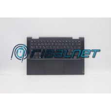 Top Cover com Teclado Gray Lenovo Yoga 7-14ITL5, com Backlight, com Touchpad, Enter Grande, layout em Português