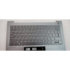 Lenovo ThinkBook 13s G4 IAP Upper Case ASM_POR W 21AR AG TOP COVER GREY W/KEYB GREY PT BL NO-TP 