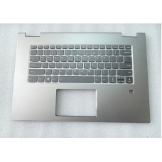 Lenovo Upper Case C 81JS PTN W/KB US , FGP BL SILVER (small enter) 5CB0T04934 Tampa C com teclado, EUA – Inglês, Platinum, Retroiluminação - SILVER