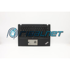 Top cover Preto com Teclado Lenovo Thinkpad T490s com Enter Grande, Backlit e Stickpoint,sem Fingerprint