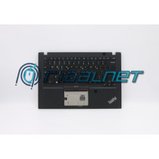 Top cover Preto Lenovo Thinkpad T490s Com Stickpoint e Fingerprint e sem Backlit, layout Internacional