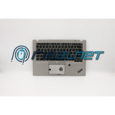 Top cover Silver com Teclado Lenovo Thinkpad T490s com Stickpoint, Backlit e Fingerprint 