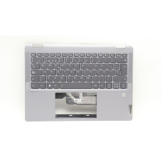 Top Cover Cinza Ártico com Teclado Lenovo IdeaPad Flex 5-14ABR8 com Backlight layout em Espanhol