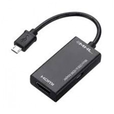 ADAPTADOR Micro USB Slimport MHL de 11 pinos para HDMI macho + Micro USB fêmea - 1,5 m