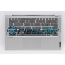 Teclado PT LENOVO  Upper C81YH AL_SIL FP BLKB_PORT TOP COVER SILVER, KEYB GREY, LETTERS WHITE, W/TP , W/BL 