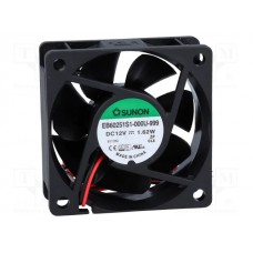 Ventoinha 12V 60x60x25mm 2 pinos Ventoinha 12V 60x60x25mm 2 pinos