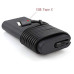 Adaptador CA Dell, 130W, 19,5V, 3 pinos, USB-C tipo C, C6 redondo fino Adaptador CA Dell, 130W, 19,5V, 3 pinos, USB-C tipo C, C6 redondo fino
