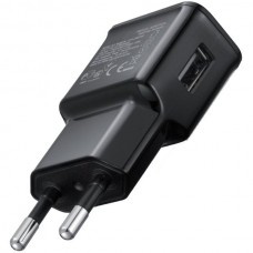 Adaptador de parede duplo USB 10W AC PRETO