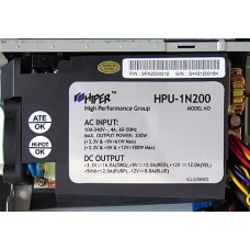 Fonte de alimentação 250W 1U 80 Plus certificada