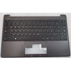 Top cover GREY C/ KEYB PT PT BLACK  GW1-W149 16- parafusos (CTRL Retangular) SEM-TP