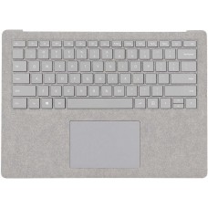 Backlit Teclado Touchpad Top Cover Assembly, US Version, Silver