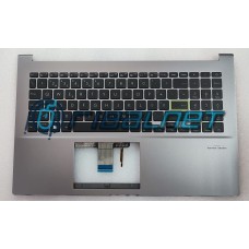 ASUS X521EQ-8G K/B_(PO)_MODULE/AS TOP COVER GREY W/KEYB PT BLACK BL NO-TP TECLA ENTER COM REBORDO AMARELO FLOURESCENTE
