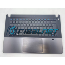 Assembly,Teclado,C/PLMRST,Ss,Brasileiro (Metade superior preta, metade inferior metálica) (C/ Touchpad C/Fingerprint Reader C/Cabos de antena Wifi)