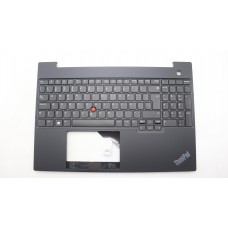 Tampa C com teclado, Português, Preto, Iluminação traseira, Impressão digital