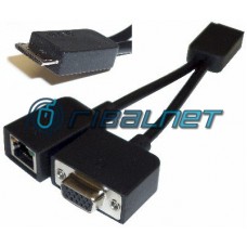 ACER DISPLAY PORT para VGA DB15F + cabo LAN Ethernet RJ45 (especifico ACER)