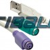 Adaptador USB a 2xPS2 cabo