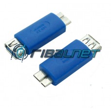 USB 3.0 fêmea para micro USB 3.0 macho