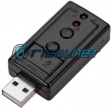 USB 2.0 PLACA DE SOM 7.1 TOMADA VIRTUAL 3,5 MM