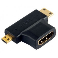 Adaptador HDMI a Mini-HDMI + Micro-HDMI 1080px