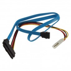 7 Pin SATA Serial ATA & 4 Pin Power Cable Male Connector to SAS 29 Pin HDD