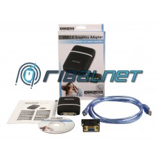 USB VGA CONVERSOR USB 2.0 > DVI + ADAPT DVI A VGA