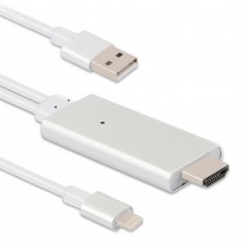 Adaptador Lightning 8 Pin a HDMI Ipad/Iphone - cable 1,5m