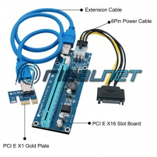 Kit de adaptadores de alimentação PCI-E 1x para 16x Riser