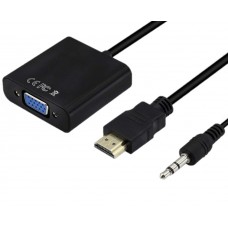 CABO CONVERSOR DE USB-C a VGA F C/AUDIO CABLE 