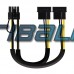 CABO ADAP.VGAS 2xMOLEX MACHO a 6+2 PIN M- 0.2M CABO ADAP.VGAS 2xMOLEX MACHO a 6+2 PIN M- 0.2M