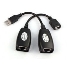 Extensor USB por UTP RJ45 até 40metros - Kit USB M TX e RX USB F RJ45