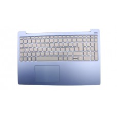 Teclado PT LENOVO Blue UpperCase 3N81F5 MN-BU W/KB BL POR Silver keys Midnight Blue 