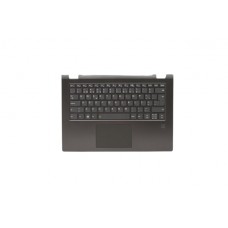 Teclado PT LENOVO Upper Case L 81HA FP BL IG W/KBPO 5CB0R47321 FINGER PRINT BL TP ONXY BLACK 