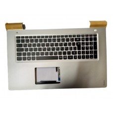 Teclado PT LENOVO Silver Metal Upper Case W 80RV BL - TOP COVER