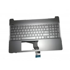 Teclado PT HP TOP COVER SILVER 15s-fq1020np/Stickpoint 