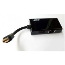 ACER ADAPTER DISPLAYPORT to VGA DB15F + Lan Ethernet RJ45 + USB cable