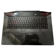 Teclado TR LENOVO TOP COVER Upper Case BLACK MATE Y700-15ACZ W/KB KEYB RED BL TP & CABLE + CABLE ANTENAS 
